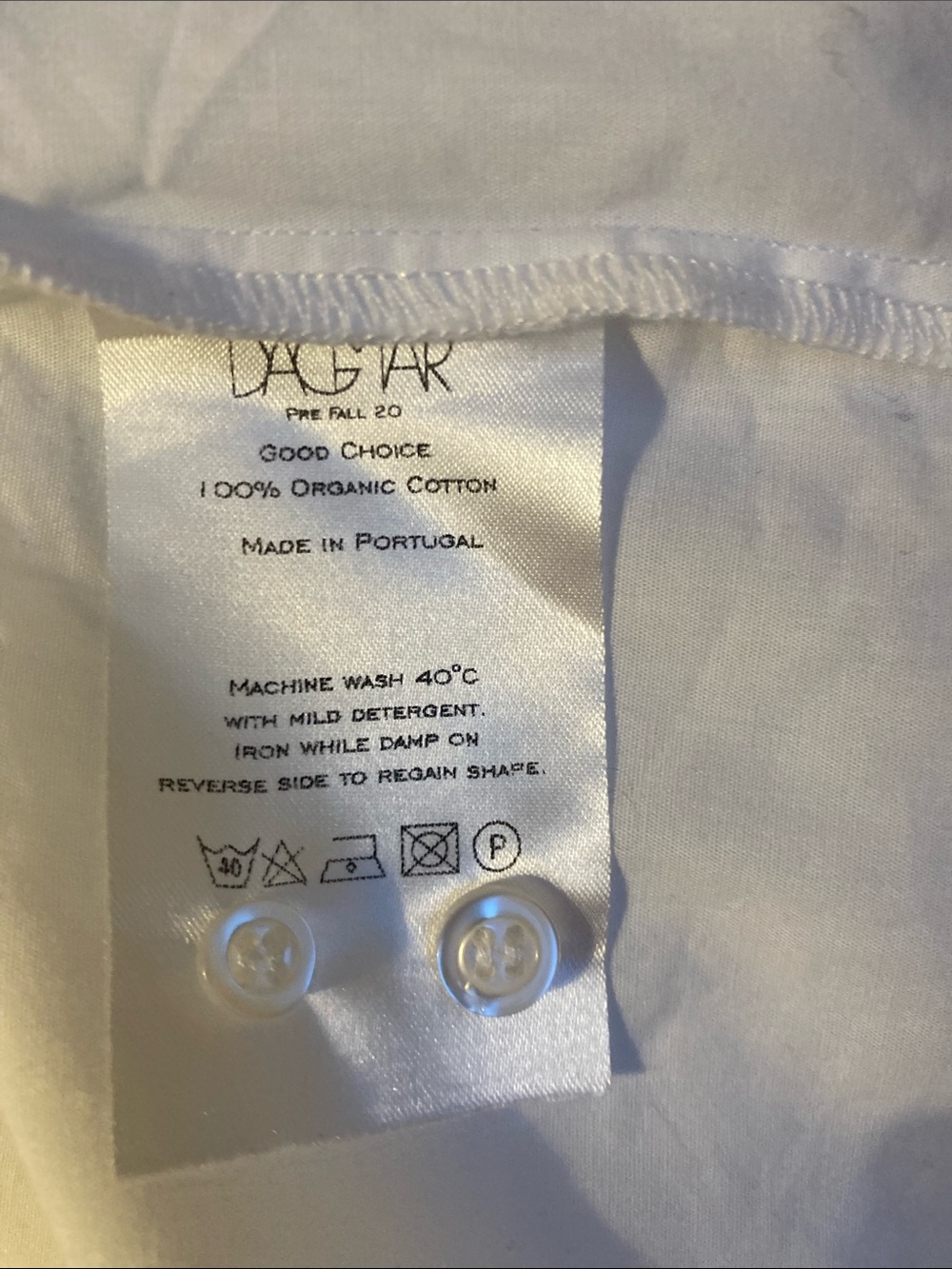 Dagmar White Button Up - Picture 8 of 8